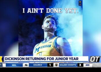 ‘I ain’t done yet’: Michigan’s Dickinson returning to Ann Arbor
