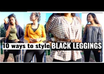 10 WAYS TO STYLE BLACK LEGGINGS | Detroit Fashion News | Mermaid Bidisha
