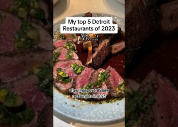 The #2 restaurant in Detroit for 2023!  #restaurant #meditteranean #food #cocktail #michigan