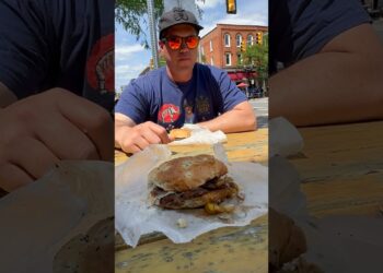 Unboxing Burgers. Krazy Jim’s Blimpy Burger in Ann Arbor #annarbor #burger #hamburger #foodie