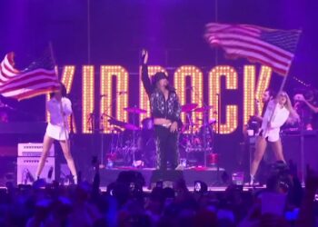Kid Rock opens Detroit arena amid protest, teases move into politics