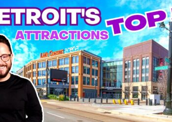 5 Must See Detroit Michigan Attractions | Things to do in Detroit Michigan | Living in Detroit