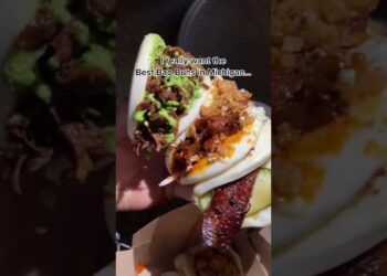 These Baos are amazing! #baobun #michigan #annarbor #asianfood #sauce #food #sandwich