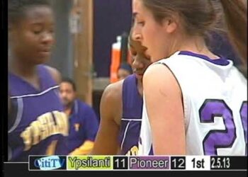 CTN SPORTS 2013 – Ypsilanti @ Pioneer Girls Basketball, February 5th