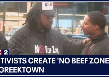 Detroit community activists create 'No Beef Zone' in Greektown to promote peace