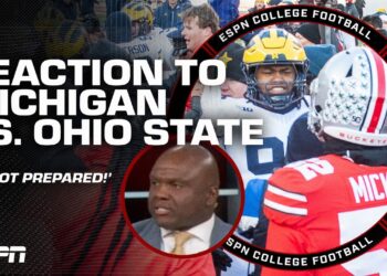 The Game Reaction: Ohio State was NOT PREPARED for Michigan – Booger McFarland | ESPN CFB