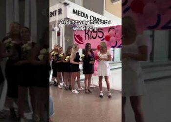 Senior Prank Wedding is CRAZY. 🤣😂 (via gymboydanny/TT) #shorts