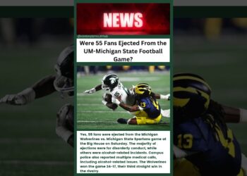 Were 55 Fans Ejected From the UM-Michigan State Football Game?