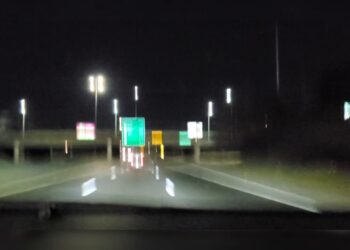 One hour Fun drive from Ypsilanti to Warren Michigan Through Detroit Sped up to Five Minutes.