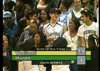 CTN SPORTS 2011 – Ypsilanti @ Huron Boys Basketball, December 16th
