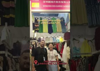 Successful setup on Day 1 of the Canton Fair! #cantonfair2024 #cantonfair