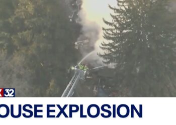 House explodes in Ann Arbor, Michigan