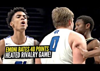 Emoni Bates Drops 40 Points in HEATED RIVALRY Game!! Lincoln vs Ypsilanti OVERTIME THRILLER!!