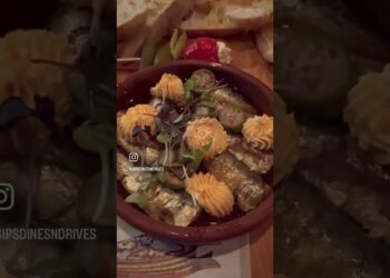 Paella for dinner at Aventura in Ann Arbor Michigan #food #travel #michigan  ##sipsdinesndrives