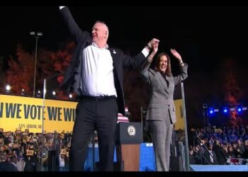 LIVE: Vice President Kamala Harris, Governor Tim Walz hold campaign rally in Ann Arbor, Michigan