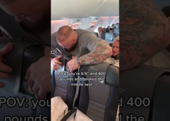 POV: you’re 6’9” 400 pounds and booked the middle seat