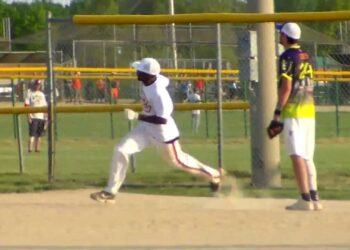 Detroit Crush's #8 hits double vs. TCS Chopped & Screwed in Canton Strawberry fest tourney