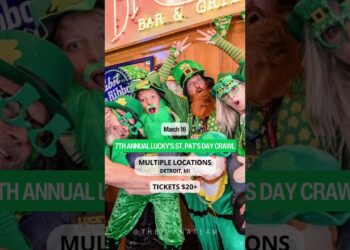 Metro Detroit St. Patrick's Weekend Events #shorts