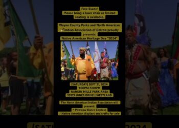 Wayne County Parks & North American 🪶Indian Association of Detroit: #NativeAmericanHeritageDay 2024