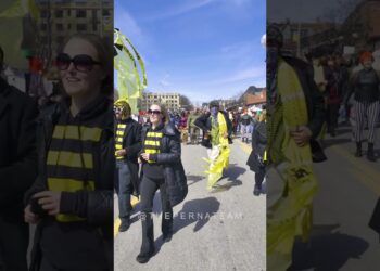 👺🔥 Marche du Nain Rouge 2025 | Midtown Detroit 🔥👺 #shorts