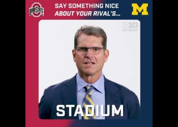 Can Michigan and Ohio State Say Something Nice About Their Rival? | B1G #Shorts