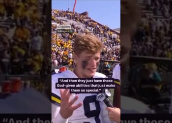 Michigan QB J.J. McCarthy Praises His Defensive Live | Big Ten Football