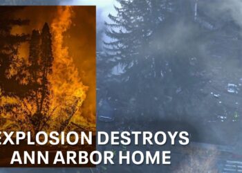 CHOPPER: Ann Arbor home explosion aftermath