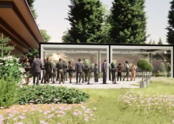 ⛳️🏡 4-Zone Pergola Designed for Outdoor Events! 🌿✨