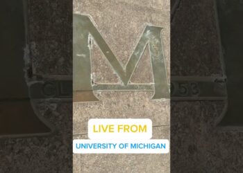 We Live from U of Michigan #shorts