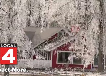 Ice storm leaves thousands without power in Northern Michigan