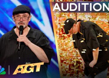Richard Goodall Receives The GOLDEN BUZZER For “Don't Stop Believin'” | Auditions | AGT 2024