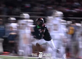 Belleville 2025 WR/S Elijah Dotson (Michigan signee) game highlights vs. Saline