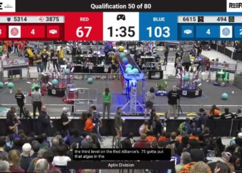 Qualification 50 – 2025 FIRST in Michigan State Championship – Aptiv Division