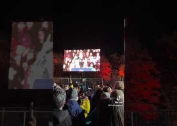 Kamala Harris and Tim Walz rally in Ann Arbor Michigan! Go Blue #harris #harriswalz2024 #harris2024