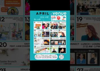 Our April event calendar at Venue is packed full of activities! #annarbor #michigan #music