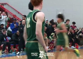 Ann Arbor Huron 2025 SG Jaydon Keefer (10 pts) highlights vs. East Lansing