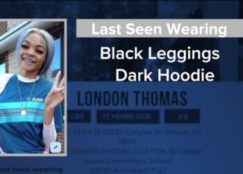 Search continues for missing 17-year-old London Thomas