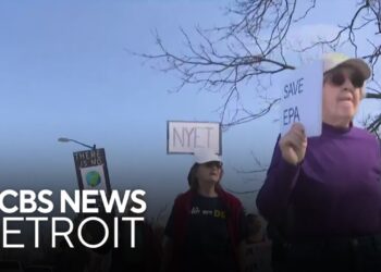 Metro Detroiters rally to protect environmental federal workers on Earth Day