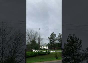 N99RL Ann Arbor MI Nigel J Thompson 50ft over #aerialstalker #aviation #flying #generalaviation
