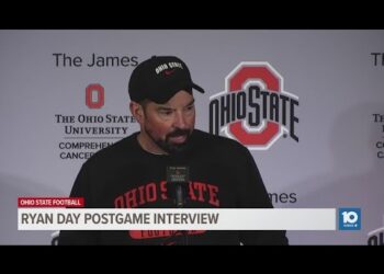 Ryan Day postgame interview after Ohio State's loss to Michigan