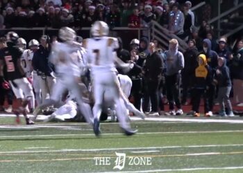 Belleville 2025 QB Bryce Underwood (Michigan signee) game highlights vs. Saline