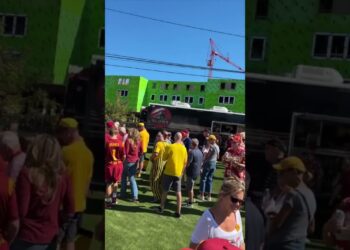 USC fans tailgate around Ann Arbor