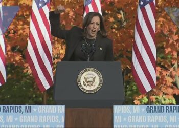 Kamala Harris stumps in Ann Arbor
