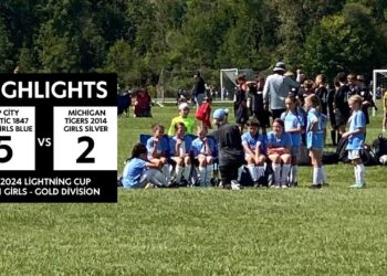 Highlights | 2024 Lighting Cup | Cap City 2014 Girls Blue Defeat Michigan Tigers 2014G Silver, 5 – 2
