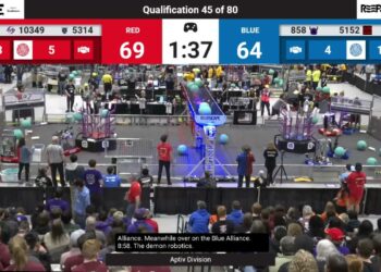 Qualification 45 – 2025 FIRST in Michigan State Championship – Aptiv Division