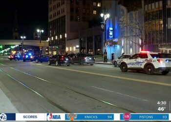 Two men arrested after man shot outside of Detroit nightclub