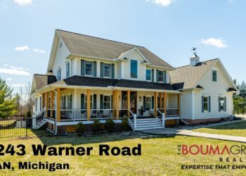 10 Acre Country Estate with Saline Schools at 10243 Warner Rd Milan, MI 48160