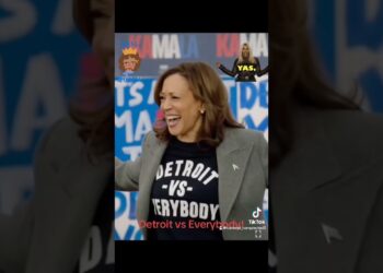 Yes Kamala reppin’ in my wonderful city Detroit!