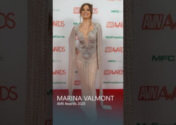 Marina Valmont Brings Regal Sparkle to AVN 2025 | #RedCarpetGlam | Jay's Playhouse