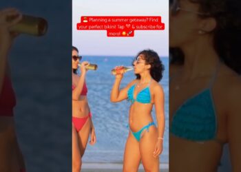🔥 The Hottest Bikini Trend for 2025! 👙 Watch Before Your Next Beach Holiday! 🏝️☀️ #beachlook
